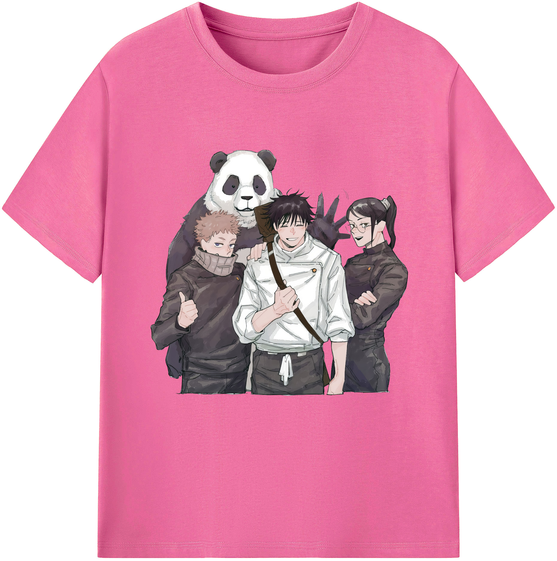 （画像用） 呪術廻戦 Jujutsu Kaisen レディースカジュアルプリントTシャツ（綿100％）